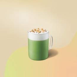 Poached Pear Matcha Latte