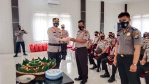 Polres Lingga Naik Pangkat