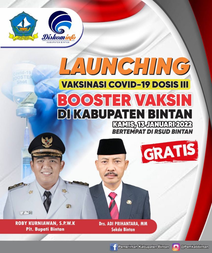 Vaksin booster di Bintan