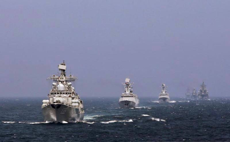 Latihan militer China Rusia