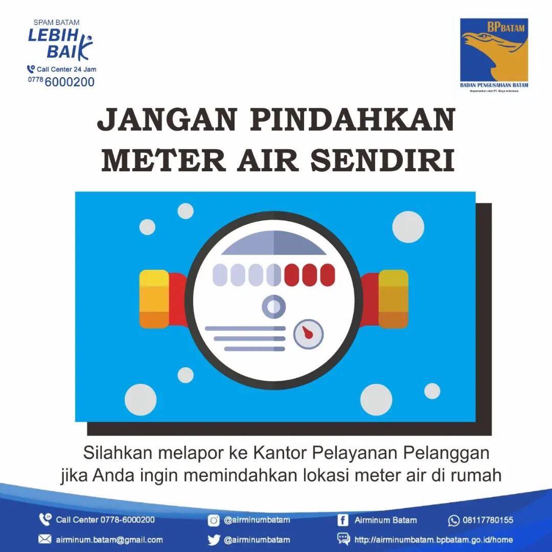 Prosedur pemindahan meter air