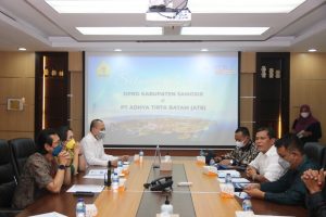 Tim B Gabungan Komisi DPRD Kabupaten Samosir saat mengunjungi ATB beberapa waktu silam