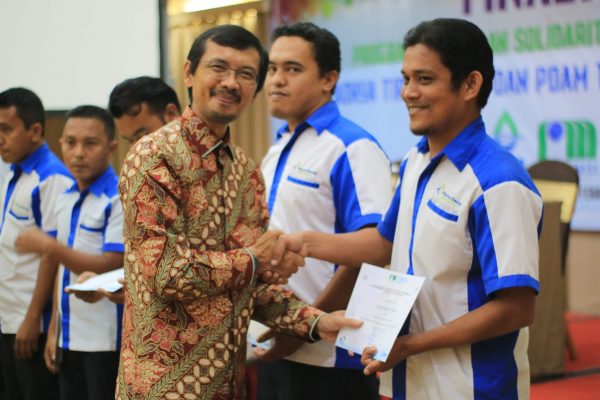 Presiden Direktur ATB, Benny Andrianto saat ATB memberikan program pendampingan di PDAM Tirta Daroy Banda Aceh