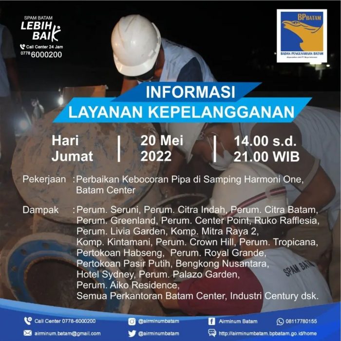 Gangguan Air Batam Center