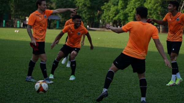 Timnas Indonesia U-23 tengah berlatih jelang menghadap tuan rumah Vietnam ada ajang SEA Games 2021. FOTO : Dokumentasi/PSSI