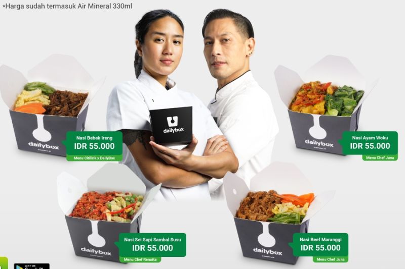 Menu makanan Citilink