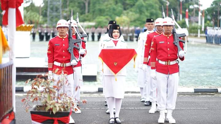 Upacara HUT RI di Lingga
