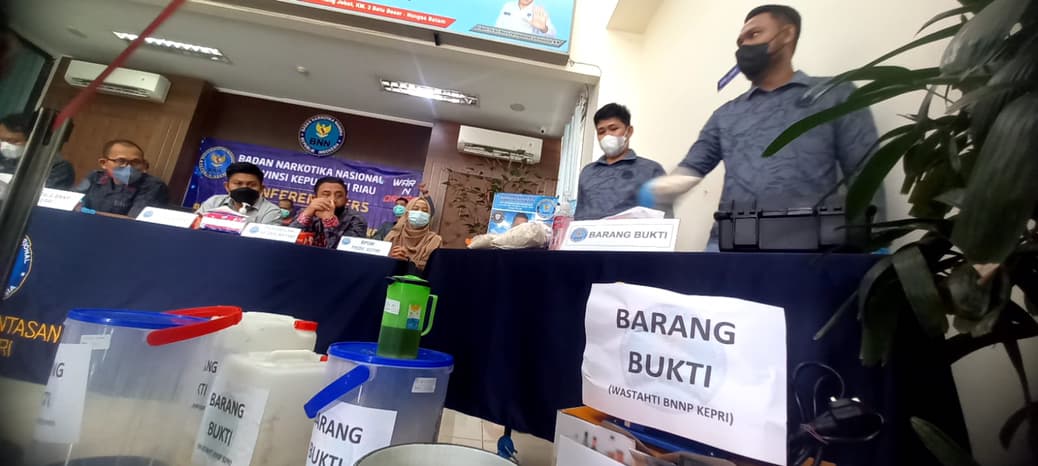 Pabrik sabu di Batam