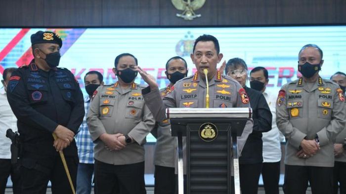 Kapolri Umumkan Tersangka Kanjuruhan