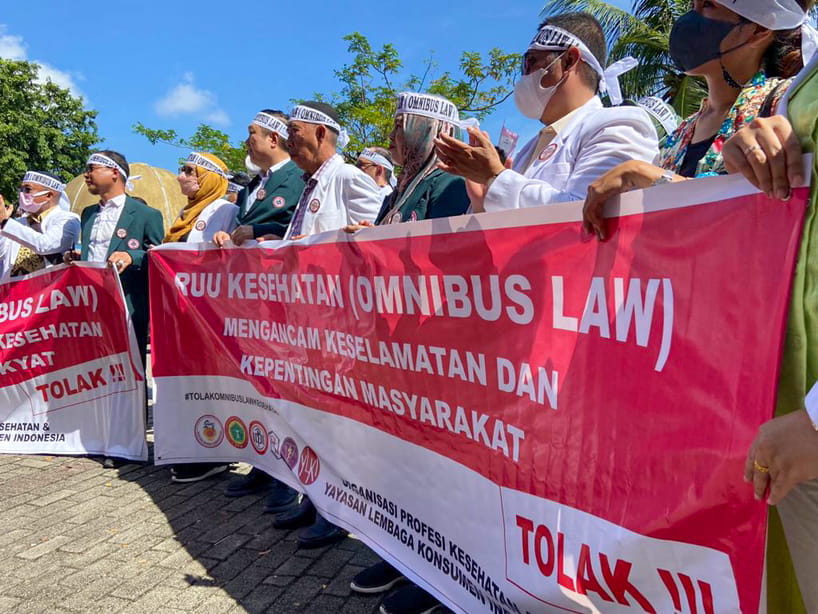 Penolakan RUU kesehatan