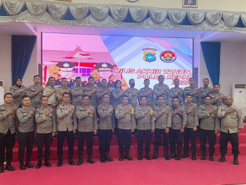 Rilis akhir tahun polda Kepri