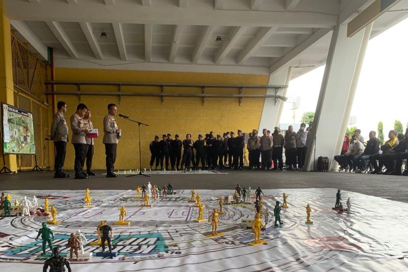 Pengamanan laga Indonesia vs Thailand