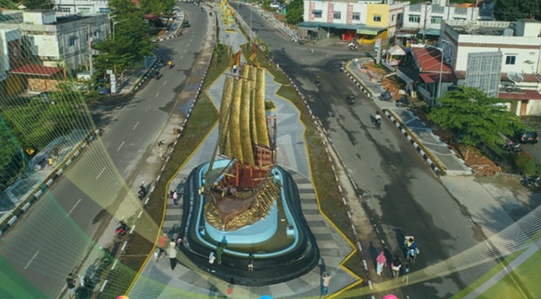 pedestrian jalan bandara RHF