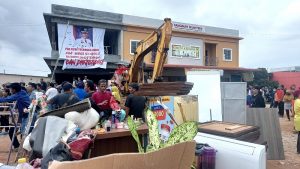 penggusuran ruko sei nayon