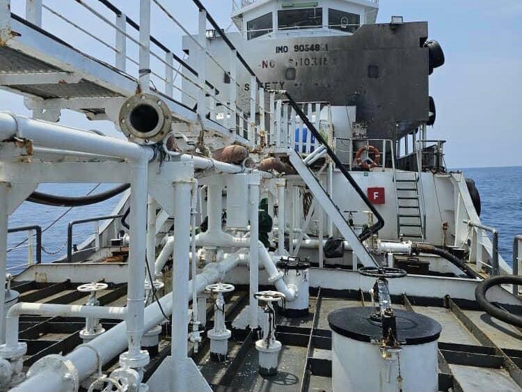 MT TIger Star terbakar