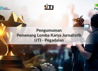 Juara lomba jurnalistik pegadaian