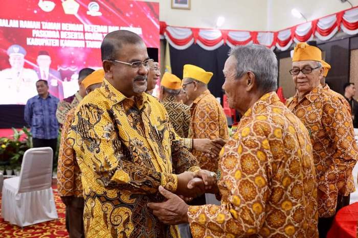 Bupati Karimun Ramah Tamah dengan Veteran