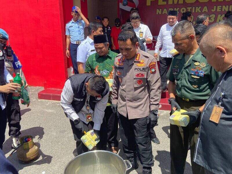 sabu dari jaringan internasional