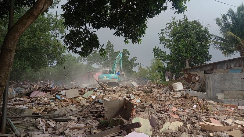 ruli seraya atas digusur