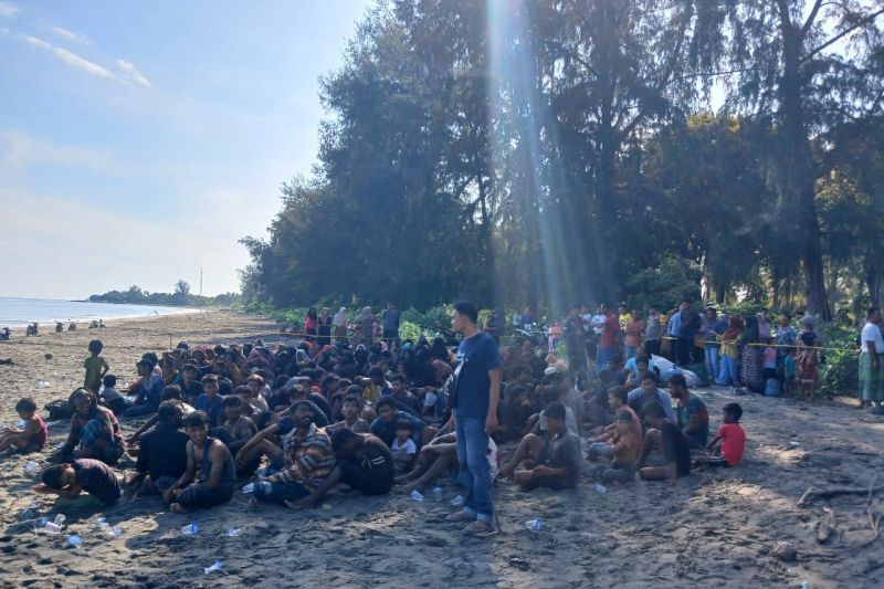 pengungsi rohingya di aceh