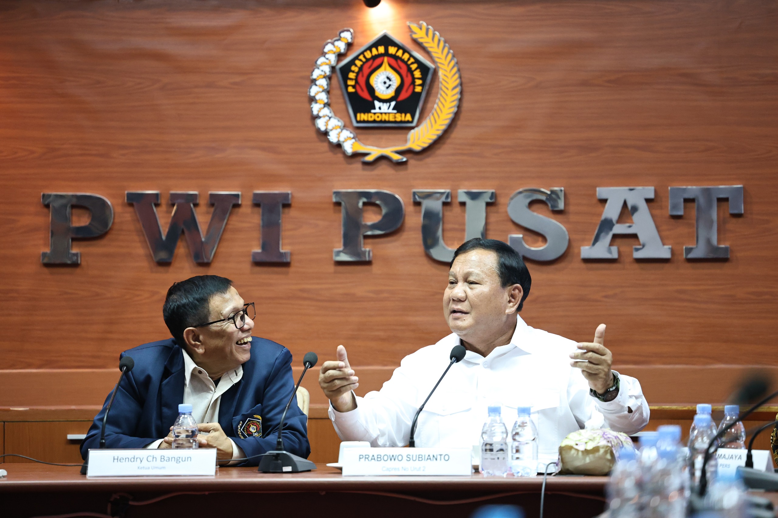Prabowo Subianto PWI Pusat