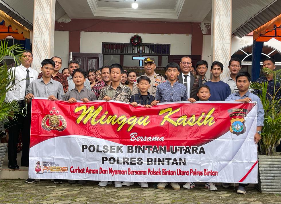 minggu kasih polsek bintan utara