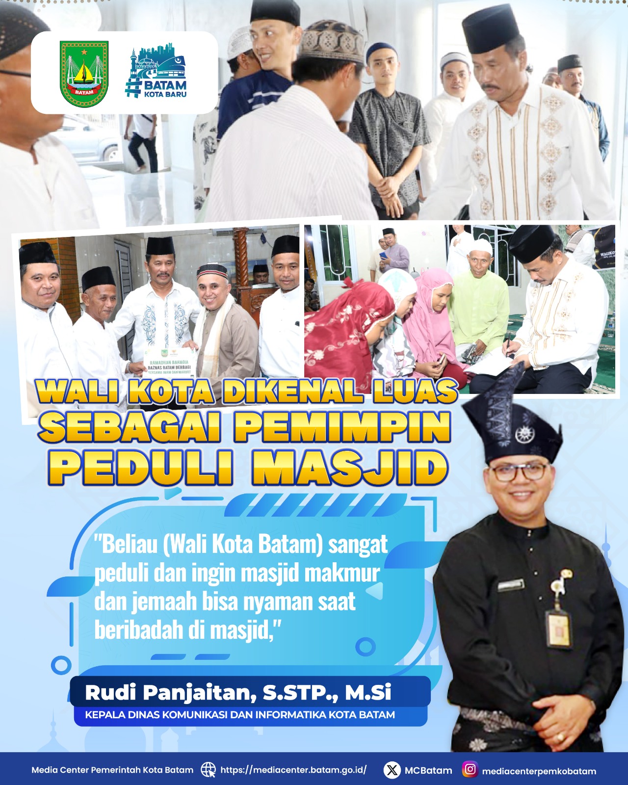 Wali kota batam robohkan masjid