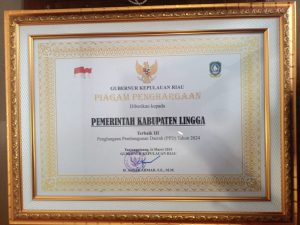 Lingga raih penghargaan