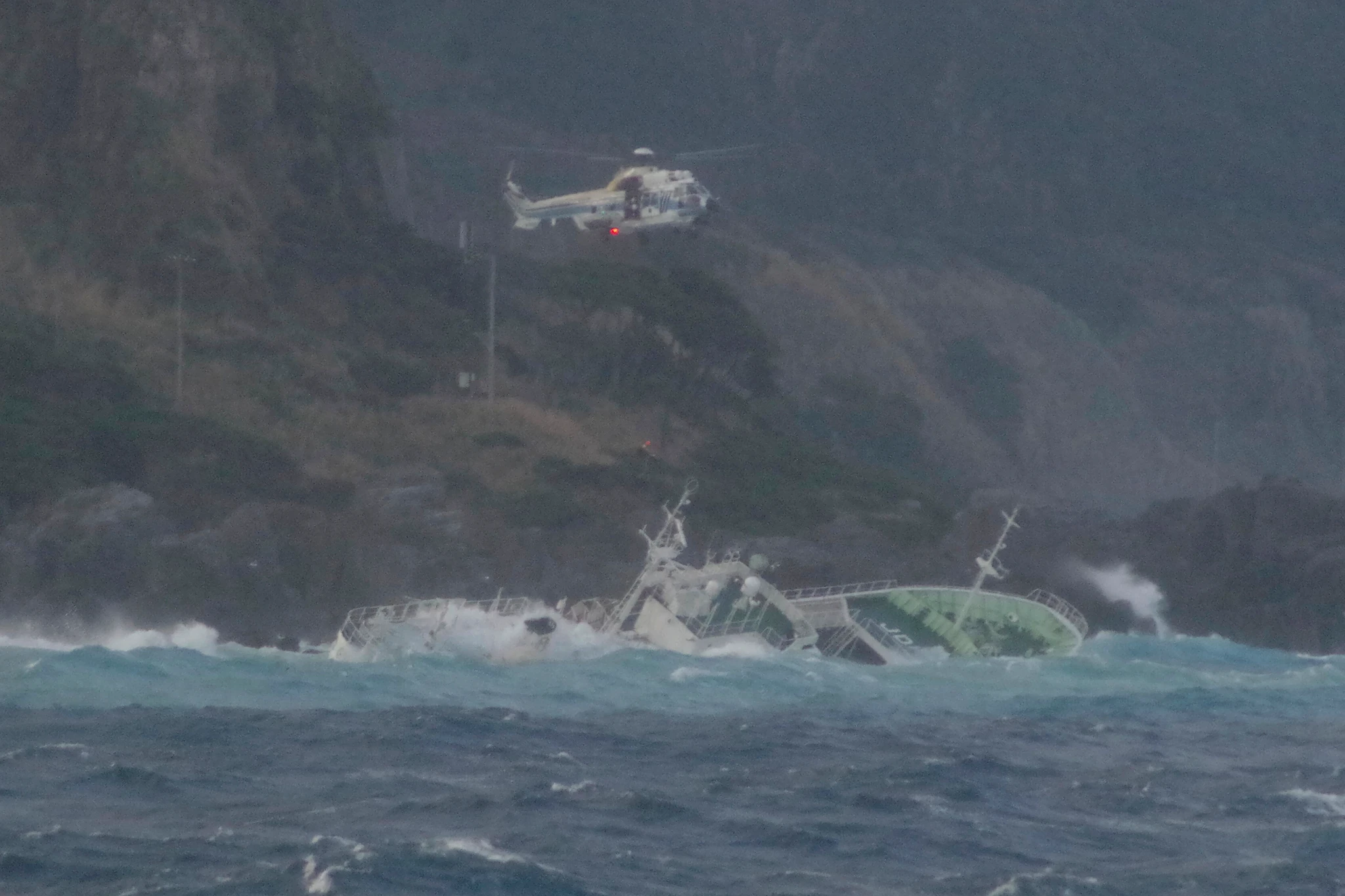 Kapal kandas di jepang