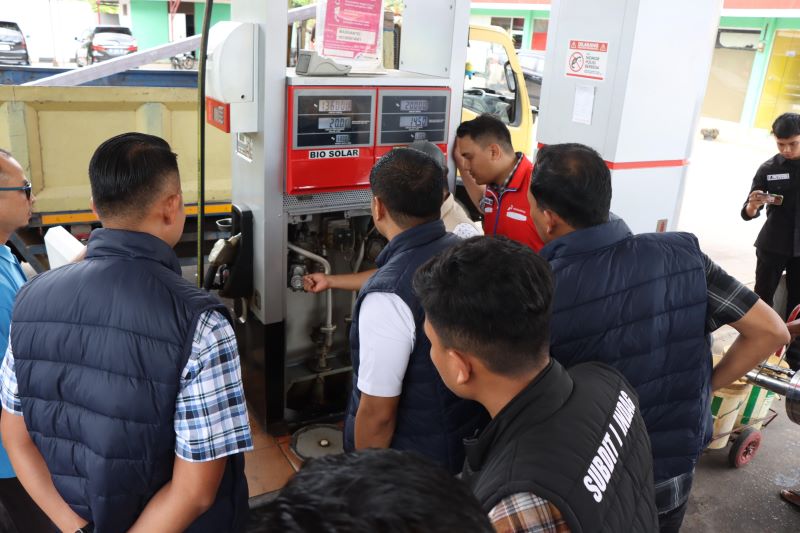 polda kepri sidak pertamina