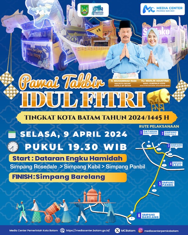 pawai takbir di batam