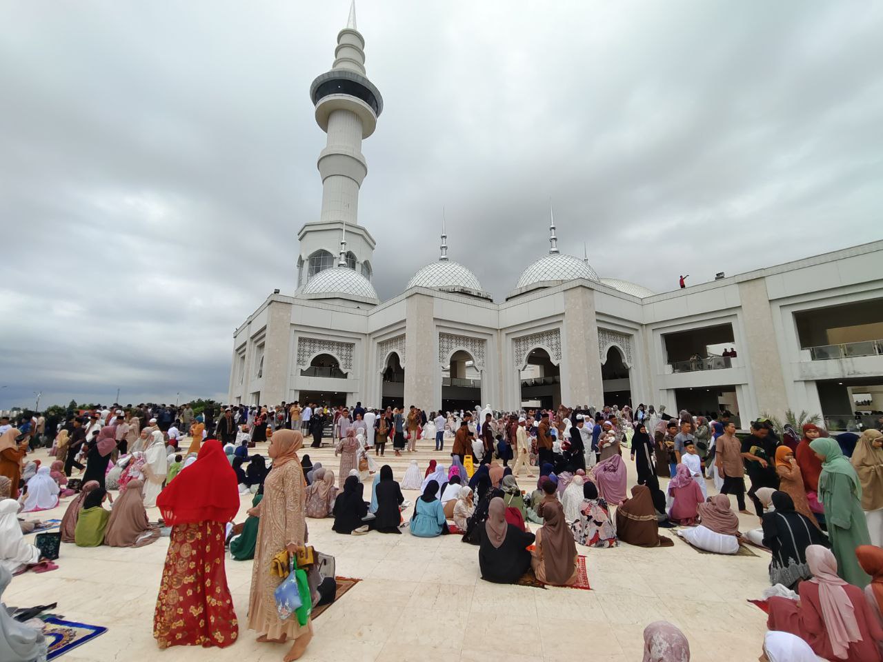salat idul fitri masjid sultan