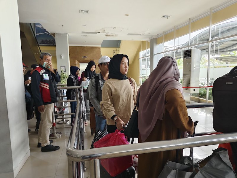arus mudik pelabuhan sekupang