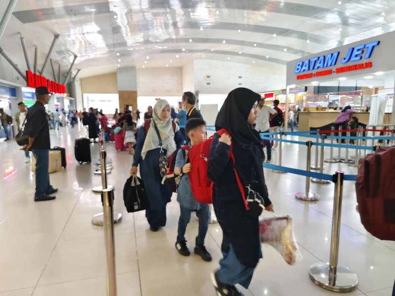 arus mudik pelabuhan sekupang