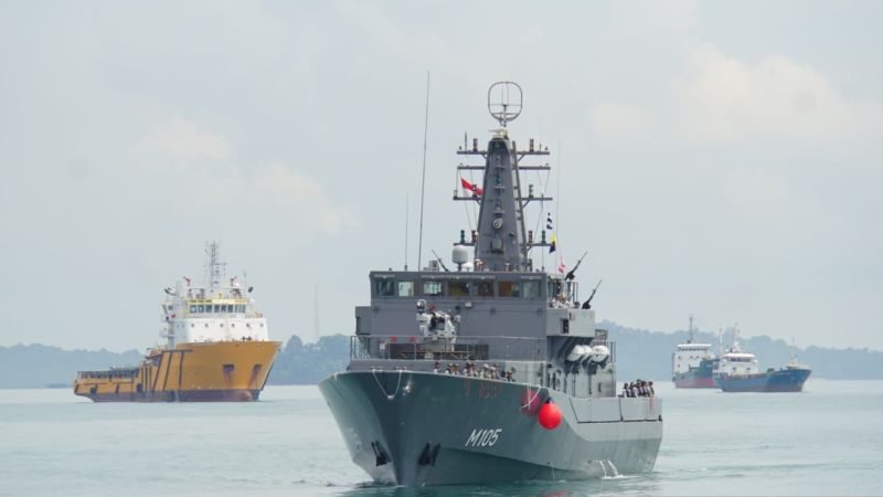 ri singapura latihan perang