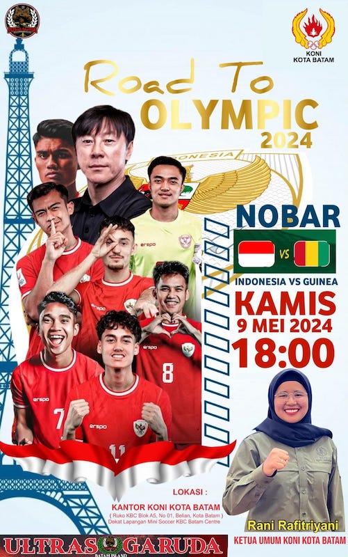 nobar timnas vs guinea