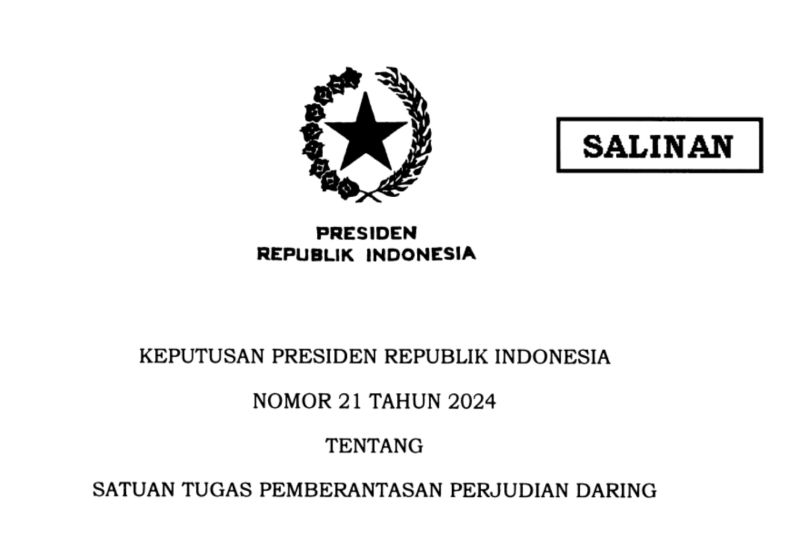 satgas judi online