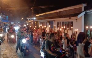 pawai obor kampung bugis