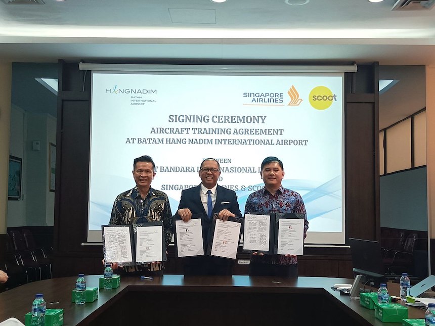 pelatihan pesawat singapore airlines