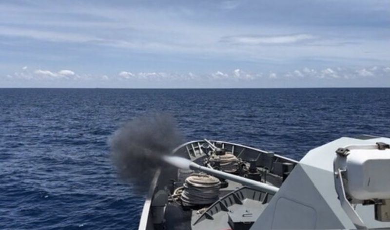 singapura latihan perang di natuna