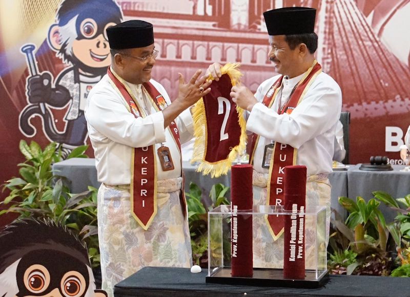 Pengundian Nomor Urut KPU Kepri