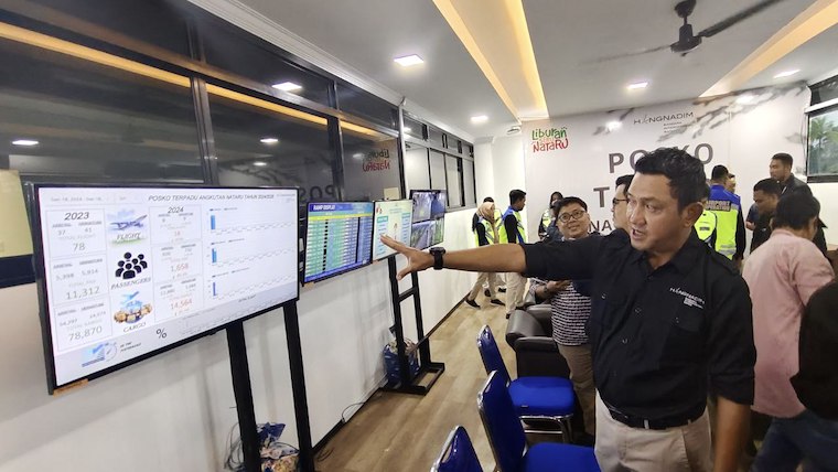 Posko Nataru Bandara Hang Nadim