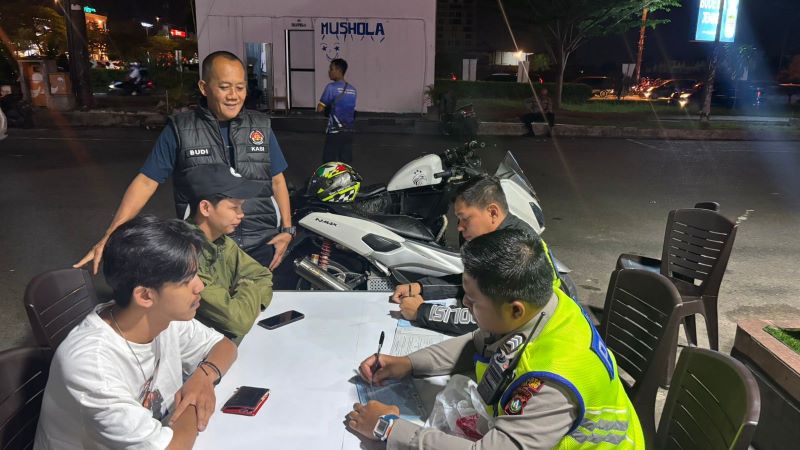 polresta barelang patroli malam