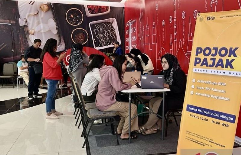 layanan pajak di mal