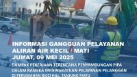 Air batam mati 9 mei