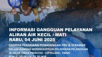 Air batam mati 4 juni Air batam mati 4 juni