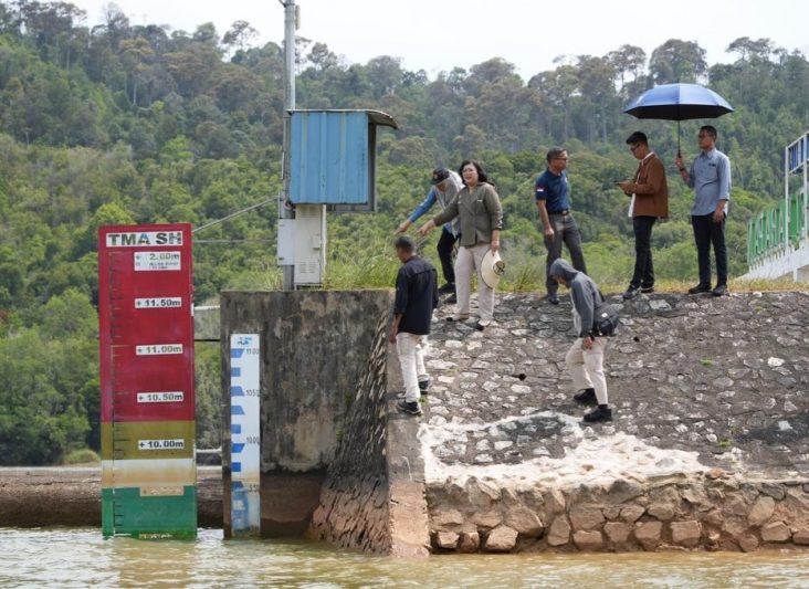 Waduk batam menyusut