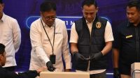 Uang palsu batam dimusnahkan