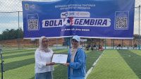 Kegiatan sosialisasi dan coaching clinic menyambut Piala Dunia 2026 di Tanjungpinang.