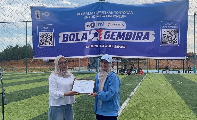 Kegiatan sosialisasi dan coaching clinic menyambut Piala Dunia 2026 di Tanjungpinang.